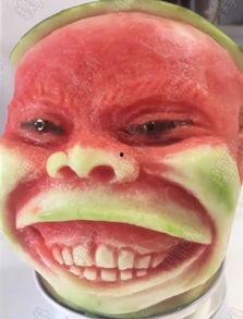 吃瓜网红照片头像可爱版